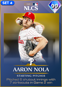 Aaron Nola, 99 2023 Postseason - MLB the Show 23