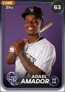 Adael Amador, 63 Live - MLB the Show 24