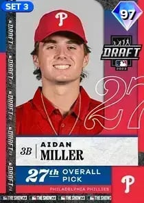 Aidan Miller, 97 2023 Draft - MLB the Show 23