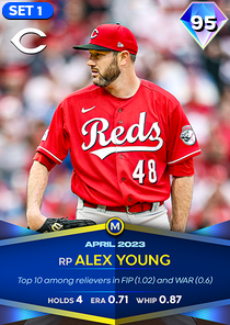 Alex Young, 95 Monthly Awards - MLB the Show 23