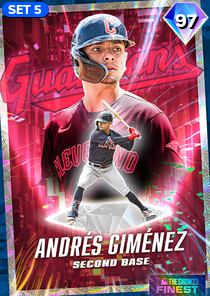 Andres Gimenez, 97 2023 Finest - MLB the Show 23