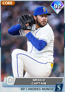 Andres Munoz, 92 Captain - MLB the Show 23