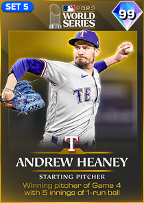 Andrew Heaney, 99 2023 Postseason - MLB the Show 23