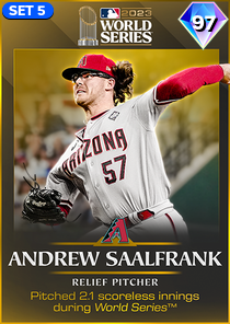 Andrew Saalfrank, 97 2023 Postseason - MLB the Show 23