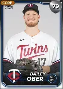 Bailey Ober, 79 Live - MLB the Show 24