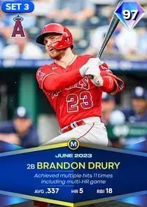 Brandon Drury, 97 Monthly Awards - MLB the Show 23