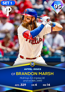 Brandon Marsh, 95 Monthly Awards - MLB the Show 23