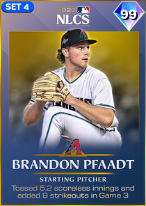 Brandon Pfaadt, 99 2023 Postseason - MLB the Show 23