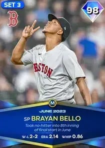 Brayan Bello, 98 Monthly Awards - MLB the Show 23
