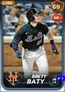 Brett Baty, 69 Live - MLB the Show 24