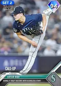 Bryan Woo, 94 Topps Now - MLB the Show 23