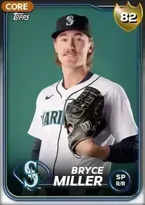 Bryce Miller, 82 Live - MLB the Show 24