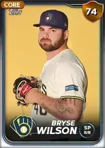 Bryse Wilson, 74 Live - MLB the Show 24