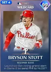 Bryson Stott, 99 2023 Postseason - MLB the Show 23