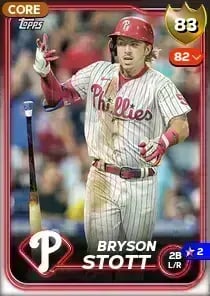 Bryson Stott, 83 Live - MLB the Show 24