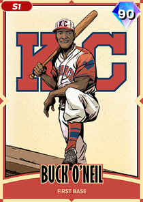 Buck O'Neil, 90 Sanford Greene - MLB the Show 24