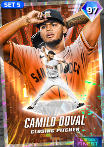 Camilo Doval, 97 2023 Finest - MLB the Show 23