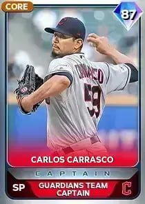 Carlos Carrasco, 87 Captain - MLB the Show 24