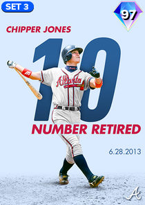 Chipper Jones, 97 Milestone - MLB the Show 23