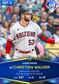 Christian Walker, 98 Monthly Awards - MLB the Show 23