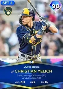 Christian Yelich, 98 Monthly Awards - MLB the Show 23
