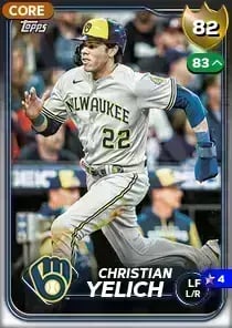 Christian Yelich, 82 Live - MLB the Show 24