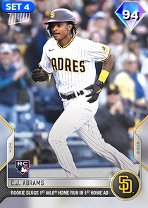 CJ Abrams, 94 Topps Now - MLB the Show 23