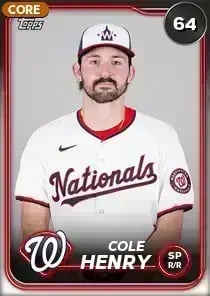Cole Henry, 64 Live - MLB the Show 24