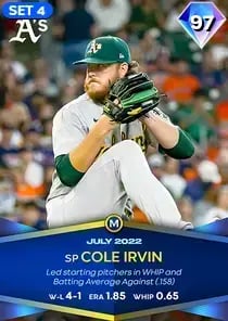 Cole Irvin, 97 Monthly Awards - MLB the Show 23