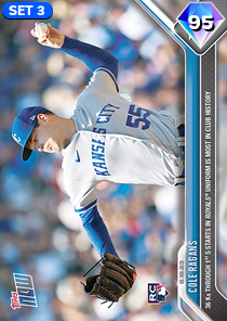 Cole Ragans, 95 Topps Now - MLB the Show 23
