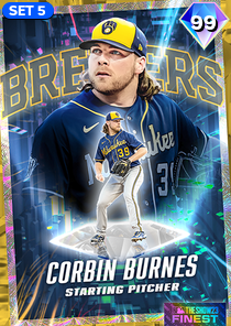 Corbin Burnes, 99 2023 Finest - MLB the Show 23