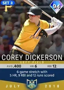 Corey Dickerson, 94 Monthly Awards - MLB the Show 23