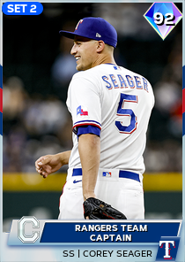 Corey Seager, 92 Captain - MLB the Show 23