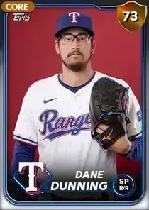 Dane Dunning, 73 Live - MLB the Show 24