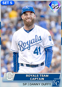 Danny Duffy, 95 Captain - MLB the Show 23
