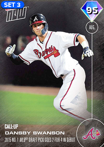 Dansby Swanson, 95 Topps Now - MLB the Show 23