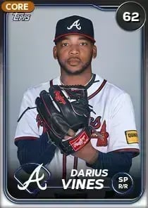 Darius Vines, 62 Live - MLB the Show 24