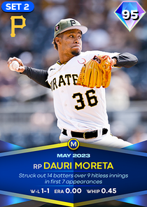 Dauri Moreta, 95 Monthly Awards - MLB the Show 23