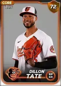 Dillon Tate, 72 Live - MLB the Show 24