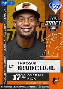Enrique Bradfield Jr., 97 2023 Draft - MLB the Show 23