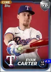 Evan Carter, 78 Live - MLB the Show 24