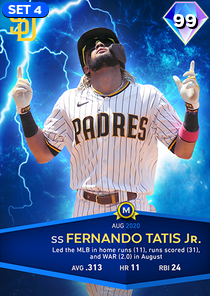 Fernando Tatis Jr., 99 Monthly Awards - MLB the Show 23