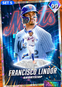 Francisco Lindor, 99 2023 Finest - MLB the Show 23