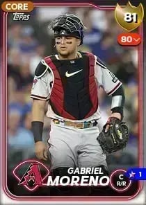 Gabriel Moreno, 81 Live - MLB the Show 24