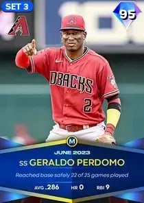 Geraldo Perdomo, 95 Monthly Awards - MLB the Show 23