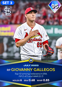 Giovanny Gallegos, 95 Monthly Awards - MLB the Show 23