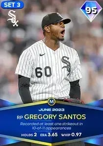 Gregory Santos, 95 Monthly Awards - MLB the Show 23