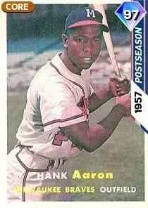 Hank Aaron, 97 Postseason - MLB the Show 23