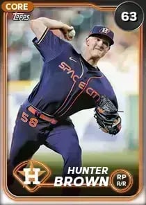 Hunter Brown, 63 Live - MLB the Show 24
