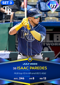 Isaac Paredes, 97 Monthly Awards - MLB the Show 23